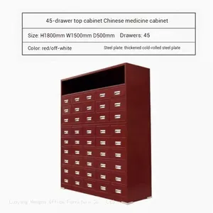 Heavy Duty Metal Card Catalog Cabinet- MCL632 With Aluminum Handle & Name Label Slot for Specimen and Seed Storage-OEM/ODM Supported thumbnail-1