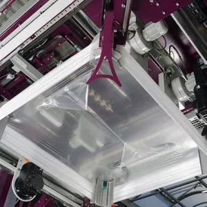 Chinese Supplier Automatic Cold Stretch Hood and Shrink Wrapping Machine thumbnail-5