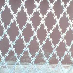 Heavy-Duty Galvanized Concertina Razor Barbed Wire - 450mm Width for Maximum Security thumbnail-2