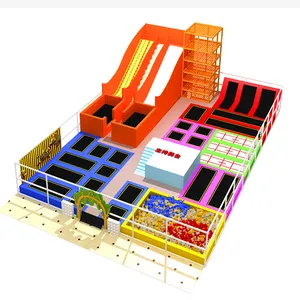 Outdoor Internet-famous Amusement Equipment Project - Large Trampoline, Internet-famous Project, Production of Indoor Non-standard Amusement Equipment thumbnail-2
