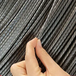 12.7mm 7 Wire 1860MPa ASTM A416 BS5896 Coated Unbonded Prestressed Concrete PC Strand thumbnail-5