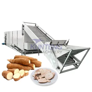 Multi Layer Belt Dryer Hot Air Cassava Drying Machine Dried Cassava Chips Machine EPC thumbnail-1
