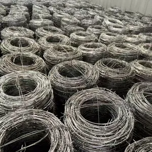 Barbed Wire Mesh Fencing Panel Easy Installation Perimeter Protection thumbnail-1
