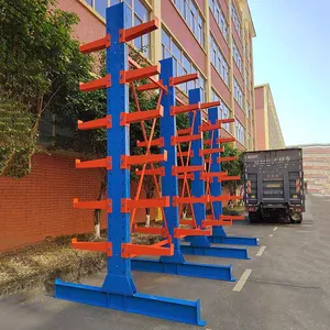 Factory Direct Sales Warehouse Double-Sided Storage Wood Hose Cantilever Loft Rack thumbnail-2