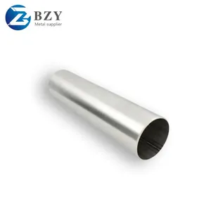 Polished Square Round Aluminum Alloy Tube 60mm 18mm Anodized Aluminum Hollow Pipe thumbnail-2