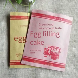 Pancake Greaseproof Paper Bags, Pancake Wrap Laminated Paper Bags, Greaseproof Paper Bags, Customized Whole Grain Pancake Kraft Paper Bags thumbnail-1