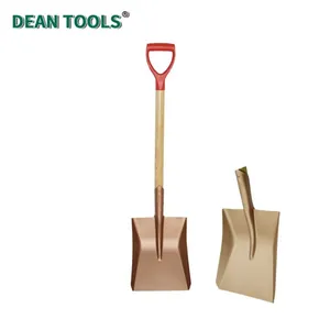 Non-Sparking Square Shovel Beryllium Copper No-Sparking Square Shovel With Straight Blade and Comfort D-Grip Handle thumbnail-2