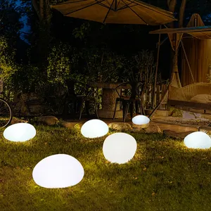 Glow in Dark LED Pool Sphere Ball Multi Color Remote Control Luminous Orb Outdoor Walkway Stepping Light for Christmas Event thumbnail-4