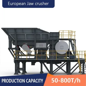 JYCX160 Large Primary European Jaw Crusher for Open Pit Mining Quarry and Hard Rock Crushing Plant thumbnail-3