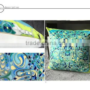 Velvet Digital Printed Cushion Polyester Pillow Sofa Cushions For Sale thumbnail-6