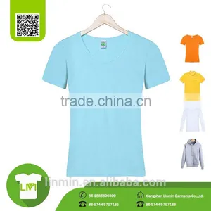 New Style Custom t Shirt, Soft Fabric Round Neck Woman Shirt thumbnail-5
