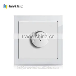 220V-250V, Glass(White, Black, Coffee, AUQA) 1 Gang Dimmer Switch thumbnail-1