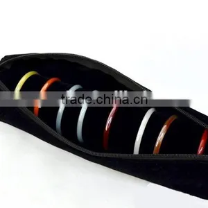 S281 China Convenient Velvet Jewelry Bag Jewelry Roll Bag Bangle Watch Storage Bag thumbnail-1