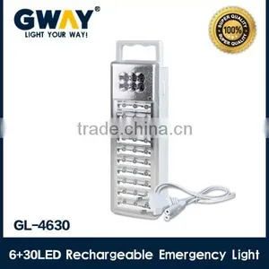 High Bright Emergency Light With 6led Spotlight+30 LED,use Transformer Charging thumbnail-1