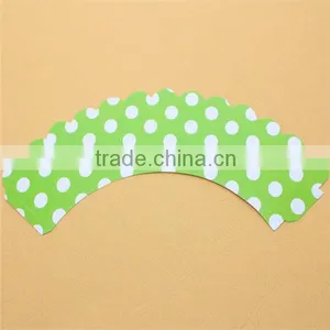 Lovely Polka Dot Baking Cup Cupcake Wrappers&toppers Picks Decoration Kids Birthday Party Favors Supplies-CW005 thumbnail-3