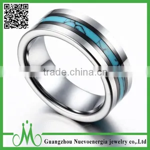 High Quality Shiny Tungsten Jewelry Silver Rings All Sizes Available Tungsten Steel Rings thumbnail-5