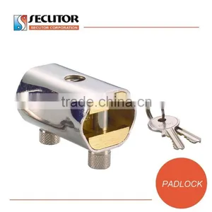 Anti Drill Bike Chain Steel Padlock Lock thumbnail-1