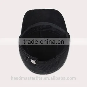 Corduroy Adjustable Baseball Cap Military Cap thumbnail-5