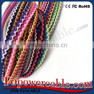 Best Braided Woven Fabric Audio Auxiliary AUX Wire Cable For Car Stereo And Speakers thumbnail-5