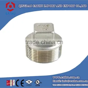 Stainless Steel Threaded Pipe Fittings Square Plug thumbnail-1