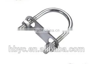 Low Carbon Steel Square Bend U-Bolt With 3/8-16 Thread, U-bolt Pipe Clamp thumbnail-4
