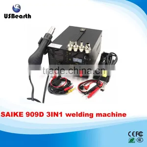 High Quality !!! SAIKE 909D 3IN1 REWORK STATION Hot Air Gun SMD Soldering Iron Power Supply, Bga Welding Machine thumbnail-1