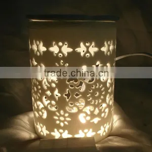 Ceramic Aroma Burner Candle Holder With Oil Warmer thumbnail-1