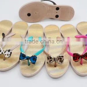 2016 New Sample Latest Fashion Lady Flip Flops PCU Slipper thumbnail-2