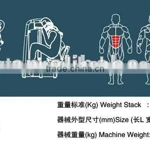 Total Abdominal/ Gym Fitness Equipment/best Selling TZ-6015 thumbnail-5