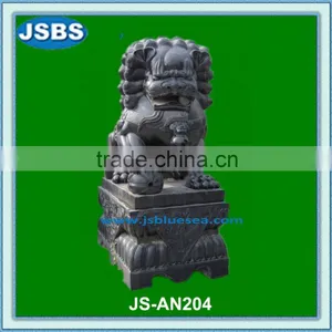 Outdoor Hand Polishing Natural Stone fu Dog Statue thumbnail-1