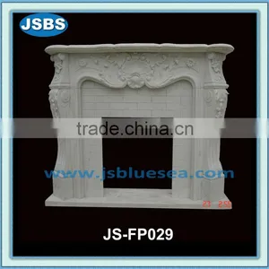 Hand Carved Stone Fireplace Surround thumbnail-1