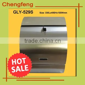 Hot Sale Wall Mounted Stainless Steel Mailbox thumbnail-1