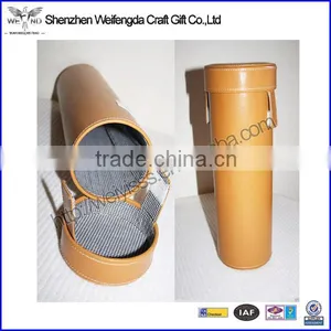 PU Leather Wine Bottle Carrier Holder Wine Box Handmade thumbnail-1