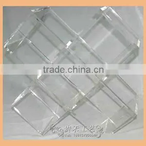Transparent Color Customized Acrylic CD Display Rack for Home Furniture thumbnail-3