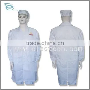 100% Polyester Workshop Clothes Cleanroom Suit Overcoat From China Supplier on Stock thumbnail-5