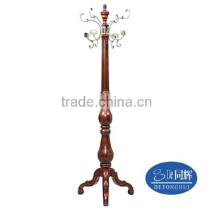 Fashion Redwood Imported Rubber Wood Clothes Rack Hanger (S-13) thumbnail-1