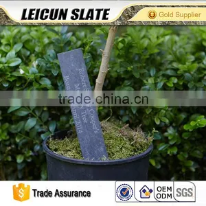 100% Natural Material Newest Design With Cutting Edge Stone Garden Slate Plant Label thumbnail-1