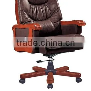 Dubai Style Geniune Leather Boss Chair thumbnail-6