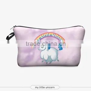 Meow Cat Cosmetic Bag 3d Print Cosmetic Bag High Quality Wholesale Travel Makeup Cases With Zippers Pouch Purses Wallets thumbnail-5