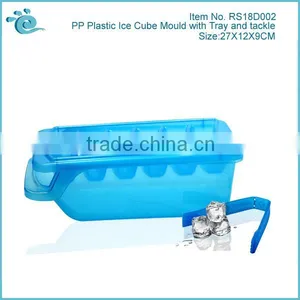 PP Plastic Ice Cube Mould With Tray and Tongs thumbnail-1