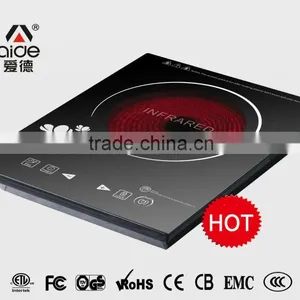 Grade A Black Crystal Glass Rohs Led Controller Far Infrared Heater Bbq Burner thumbnail-1