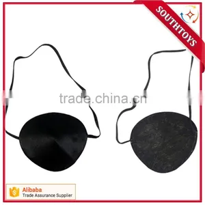Non-woven Fabrics Deluxe 3D Pirate Eye Patch Silk Eye Mask Costume Accesory Single thumbnail-1
