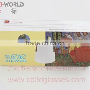 Promotional Folding 3d Paper Stereo Viewer for Kids thumbnail-1
