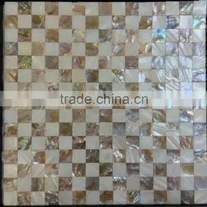 Natural Dapple Color Freshwater Shell Mosaic Tile,seamless Shell Sheets,bathroom Tile thumbnail-1