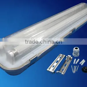 2x36w t8 Fluorescent With Reflector Workshop Ceiling Light thumbnail-1