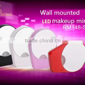 10x Magnifying Suction Cup Illuminated Led Makeup Mirror thumbnail-6