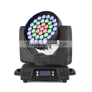 LED Moving Head 37pcs 10w 4 in 1 RGBW Wash Light thumbnail-1