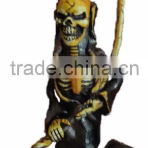Figurine Shaped Hand Crafted Smoking Pipes - Grim Reaper thumbnail-1