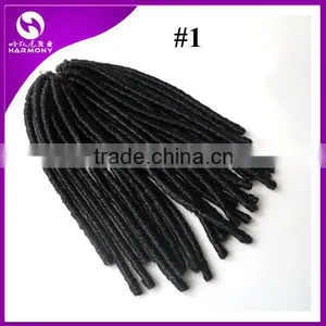 HARMONY 18inch 110grams Burgundy Color Synthetic Hair Synthetic Dread Locks Twist Hair Extensions Dreadlocks Braiding Hair thumbnail-1