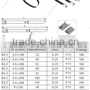 Supply Stainless Steel Lock Steel Ball Ties (material:304-201-316 ) 4.6*200 thumbnail-3